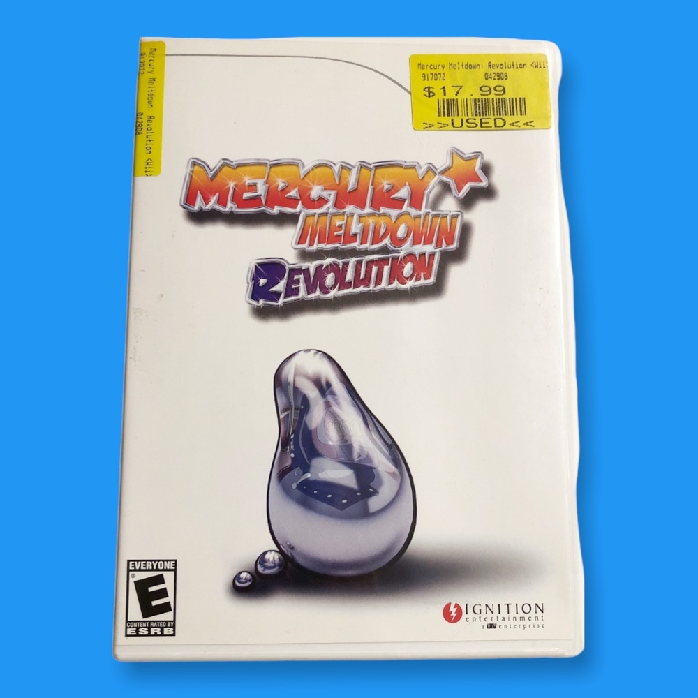 Mercury Meltdown Revolution Wii Video Game